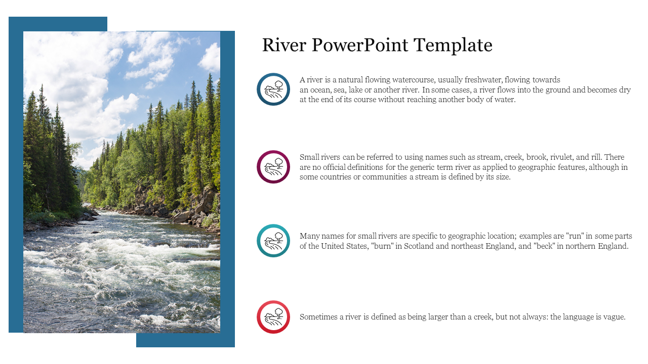 Free - Free River PowerPoint Template & Google Slides Presentation